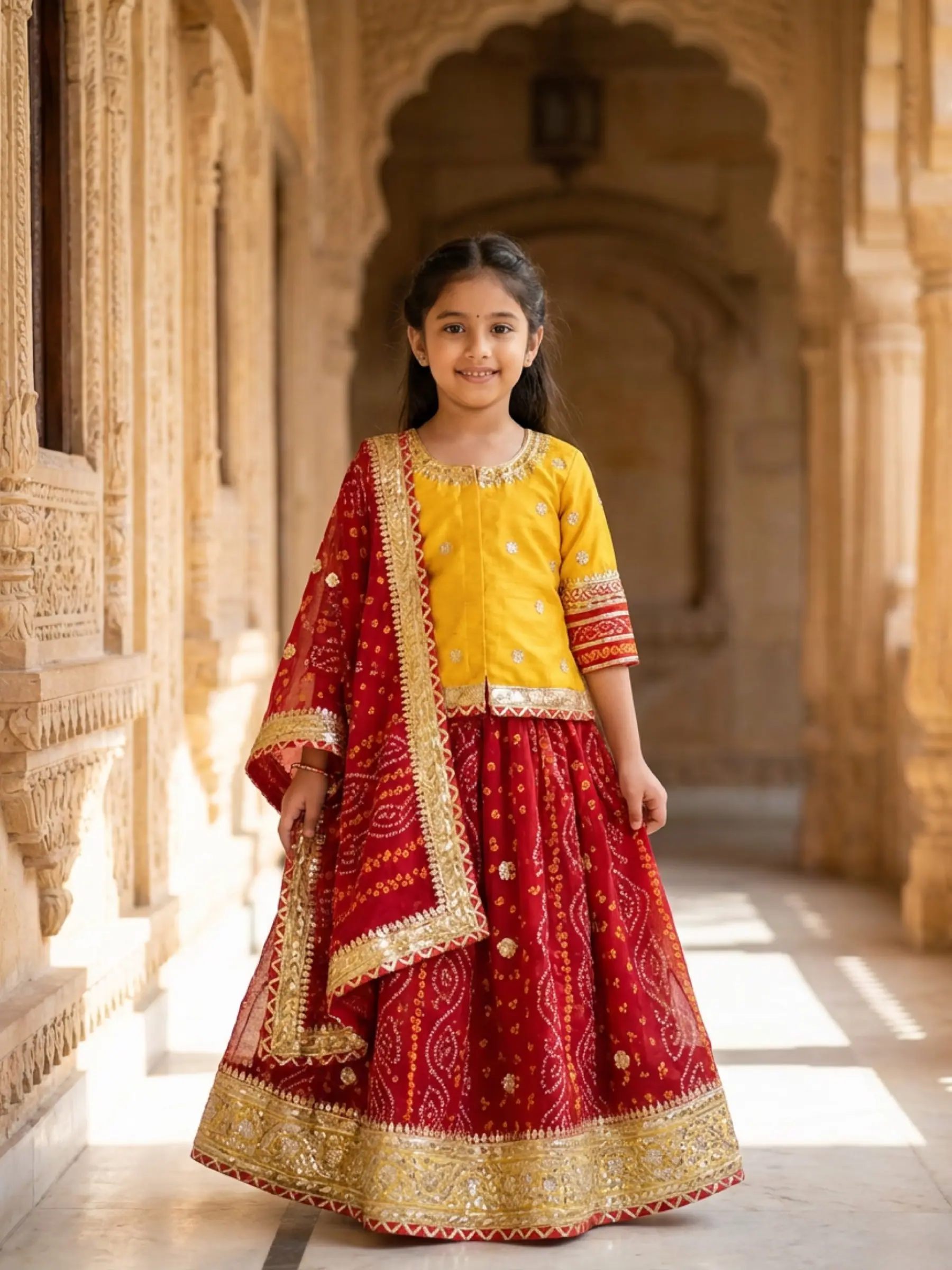 Angel Kids Wear festive lehenga